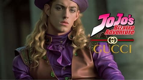 gucci x jojo bruno|jojo bizarre adventure Gucci.